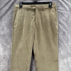 Peter Millar Nanoluxe Pants Mens 34x36 Tan Corduroy Tall